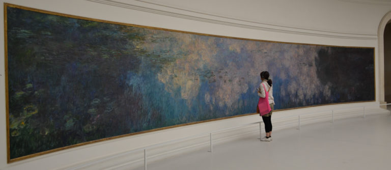 Studium von Claude Monets Seerosen