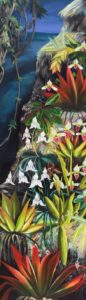 (c) Silke Albrecht, "rupture (6)", 2019, ein Teil (links) des Triptychons